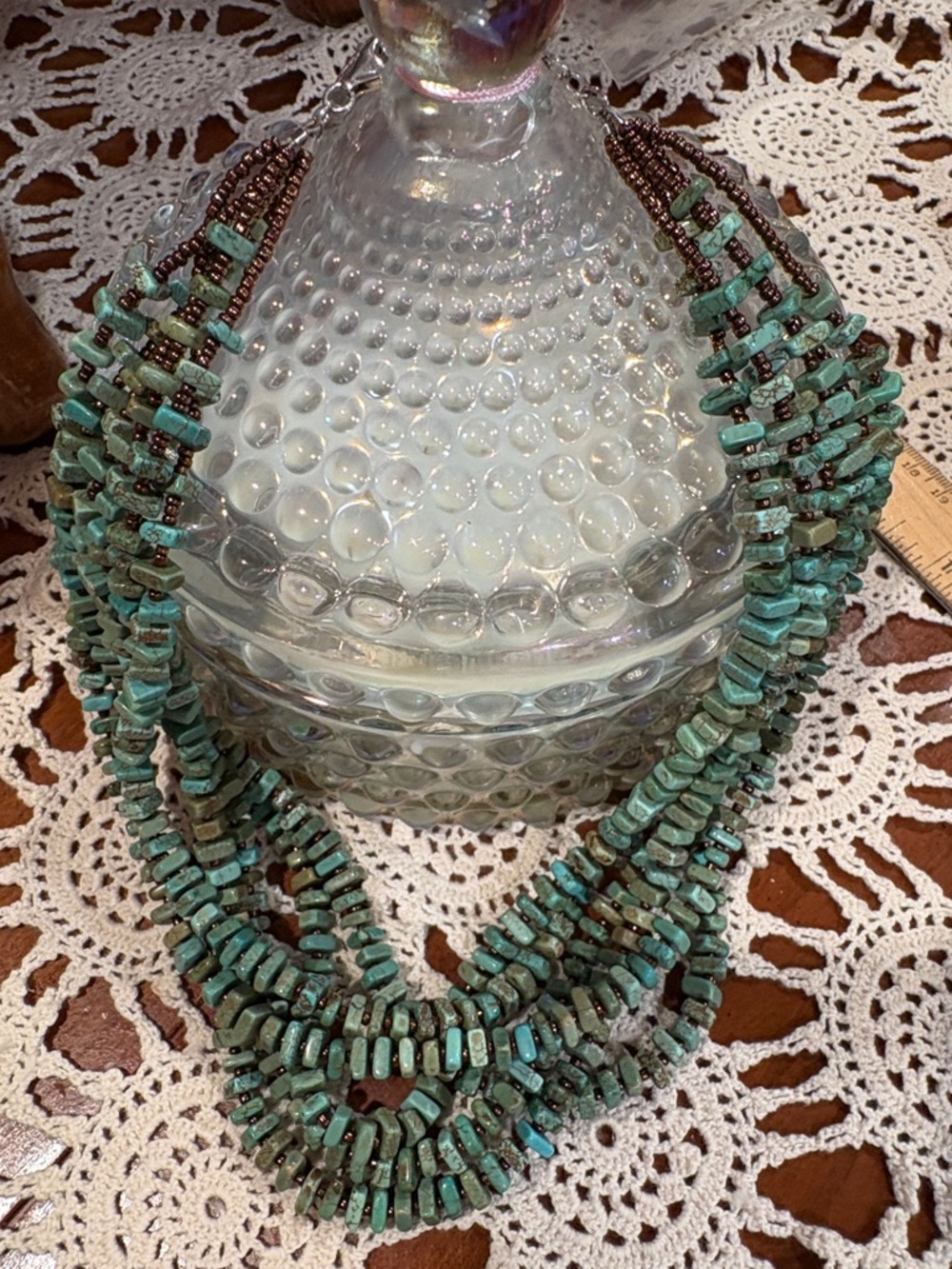 Silpada 6 strand Howlite necklace